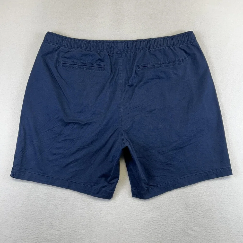 Banana Republic Chino Shorts Mens XL Blue Stretch Drawstring 7